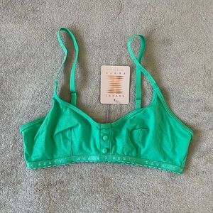 Savage X Fenty Green Cotton Bralette